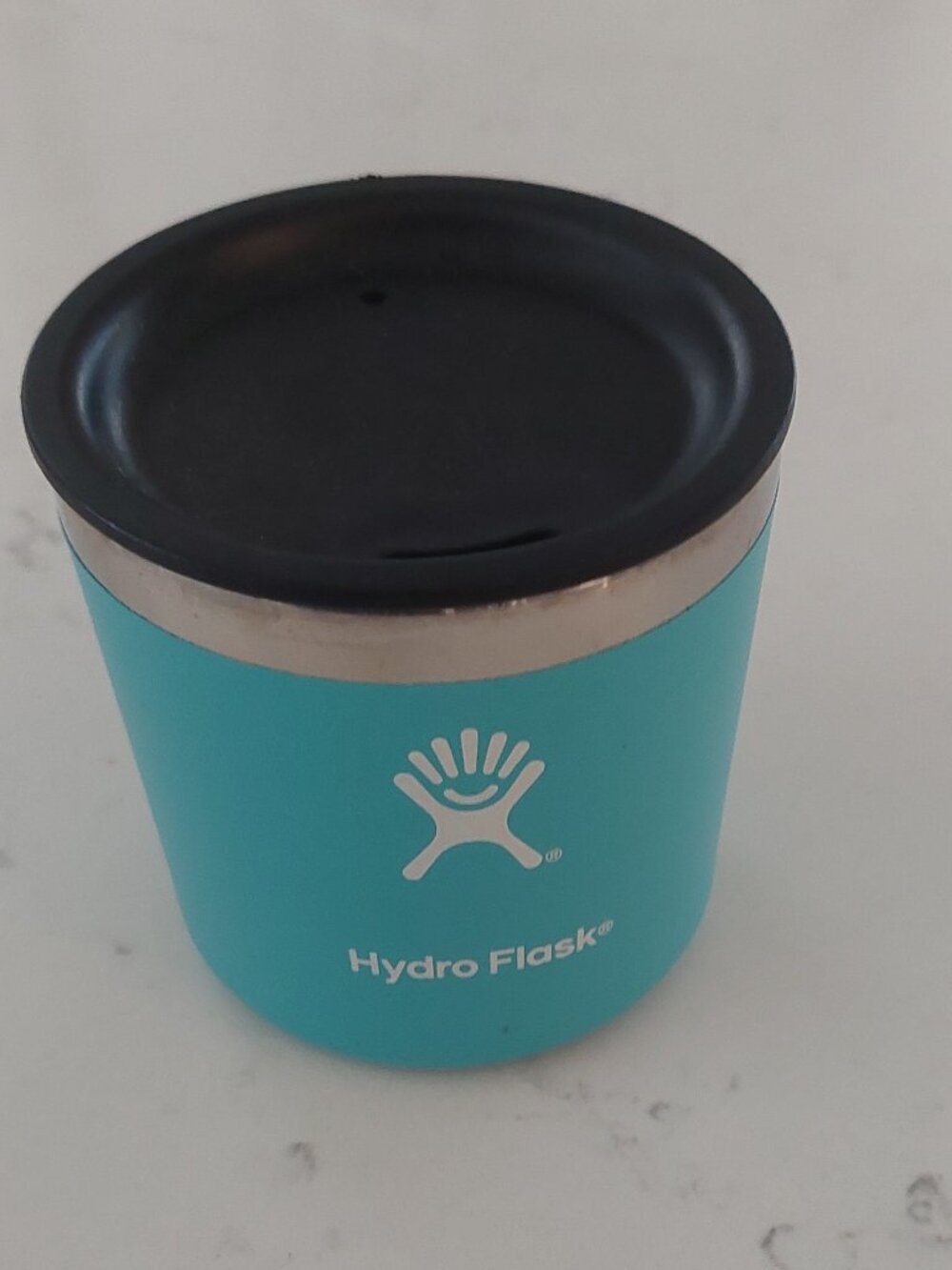 Hydro Flask 10 oz Rocks Cup Insulated Stainless Cooler Whiskey Cocktail Aqua